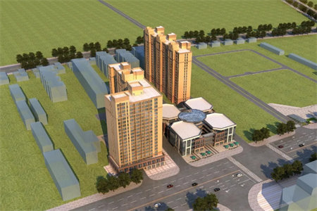 弘盛华庭3室2厅1卫76.5万106m2毛坯房，可分期